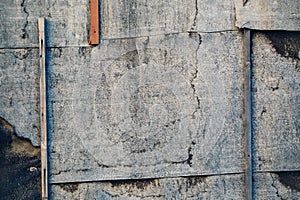 Rusty metal panel textured wallpaper background