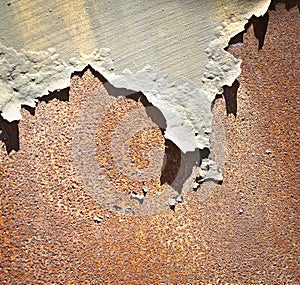 Rusty metal & Peeled Paint