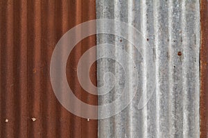 Rusty Metal Roof texture abstract background, Retro style, Vintage design