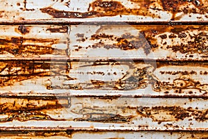 Rusty metal sheet