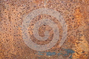 Rusty metal sheet, old grunge metal texture use for background, industrial texture for abstract Background. Iron surface rust