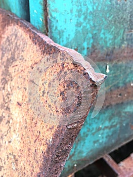 Rusty metal sheet, old grunge metal texture use for background, industrial texture for abstract Background. Iron surface rust