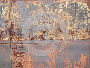 Rusty metal steel plate,rustic. wall texture grunge background