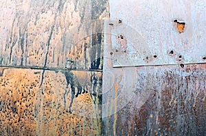 Rusty metal surface