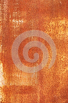 Rusty metal texture or rusty metal background. Rusty metal is caused by moisture in the air