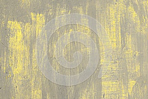Rusty metal texture, unevenly painted in colors of the year 2021, flawless ultimate gray and illuminating, refreshing yellow.
