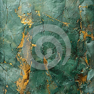 Rusty metal wall, old iron sheet, covered with rust with multi-colored paint. Trace of remnant of old paint in large