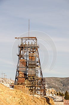Rusty Mining Headframe