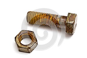 Rusty nut and bolt