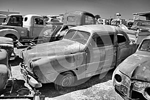 Rusty Old Automotive Junkyard