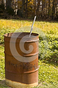 Rusty Old Barrel