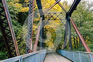 Rusty old bridge