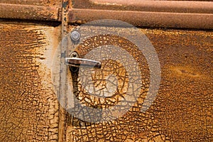 Rusty Old Car Door