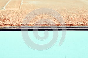 Rusty old car roof and corrosion windshield, copy space for text
