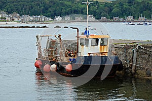 Rusty old fishing boat