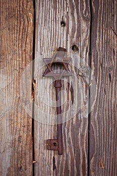 Rusty old key from the Synagogue