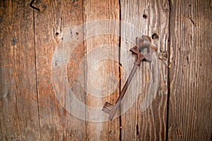Rusty old key from the Synagogue