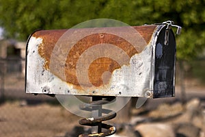 Rusty old Mailbox