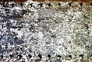 Rusty old metal background