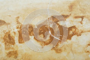 Rusty on old plastic texture for background