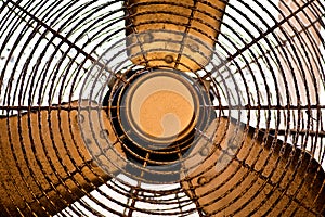 Rusty old room fan