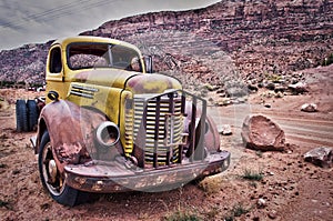 Rusty old truck