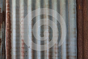 Rusty old zinc texture background