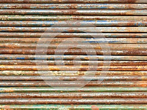 Rusty Pipes Background Wide