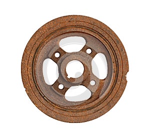 Rusty pulley