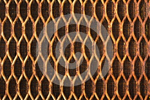 Rusty radiator grille