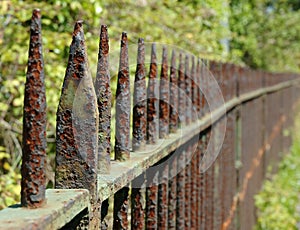 Rusty railings