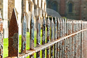 Rusty railings