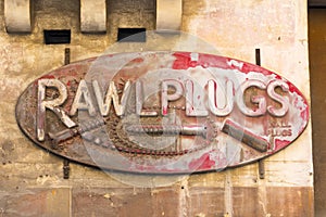 Rusty Rawl Plugs Sign