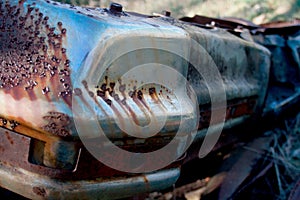 Rusty Remains of an Automobile