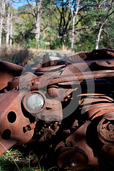 Rusty Remains of an Automobile