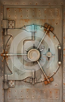 Rusty Safe of Vault Door