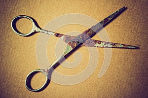 Rusty scissors