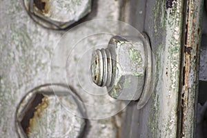 Rusty with peeling paint