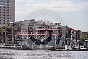the Rusty Scupper restaurant along the Patapsco River in Baltimore Maryland