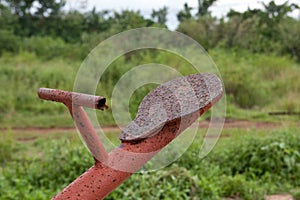 Rusty seesaw