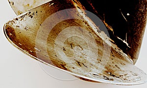 Rusty ship propeller