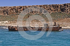 Rusty Shipwreck