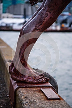 Rusty Statue Feet