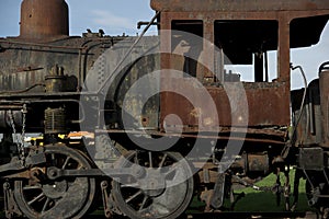 Rusty Steam Locomotive