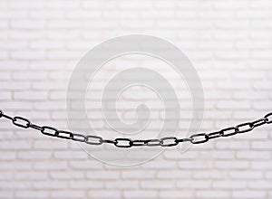 Chain white wall