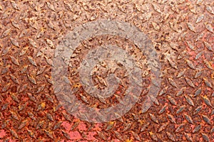 Rusty steel plate texture for design background