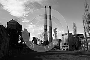 Rusty structures of abandoned metallurgical plant