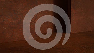 The Rusty Texture for Background or Abstract concept 3d Rendering