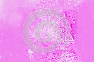 Rusty texture metal background. Oxidized metal iron panel, fuchsia pink color toned