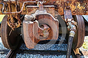 Rusty Train Coupling